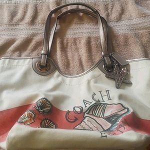 Coach seashell handbag